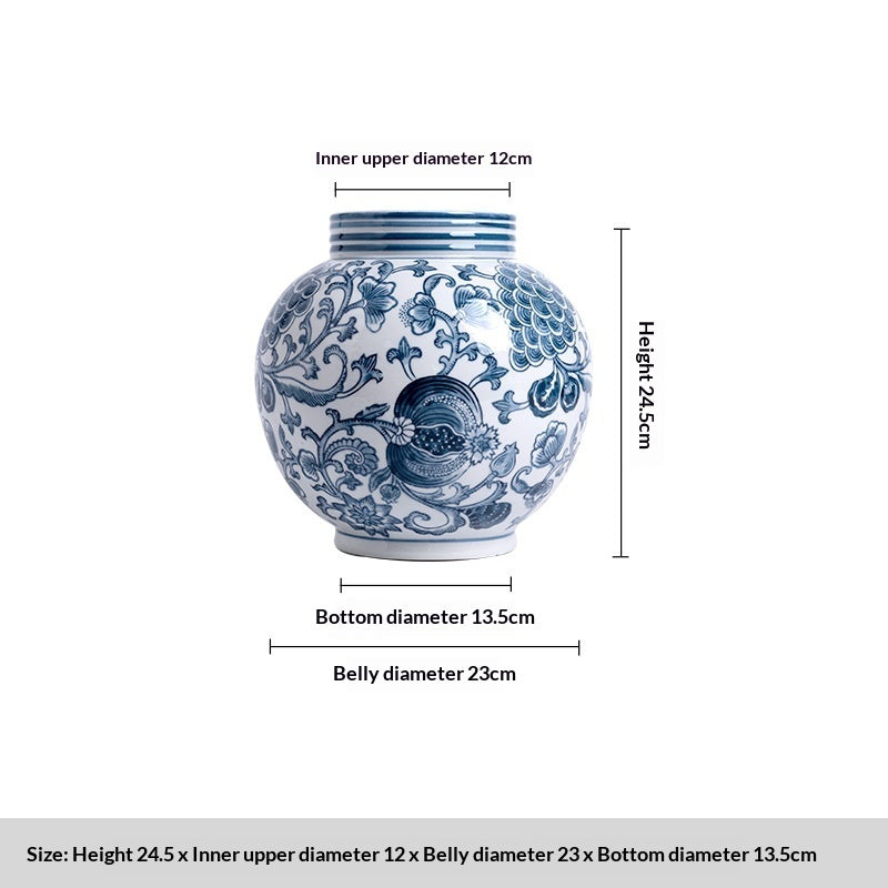 Ceramic Vase For Living Room Flower Arrangements And Home Decor