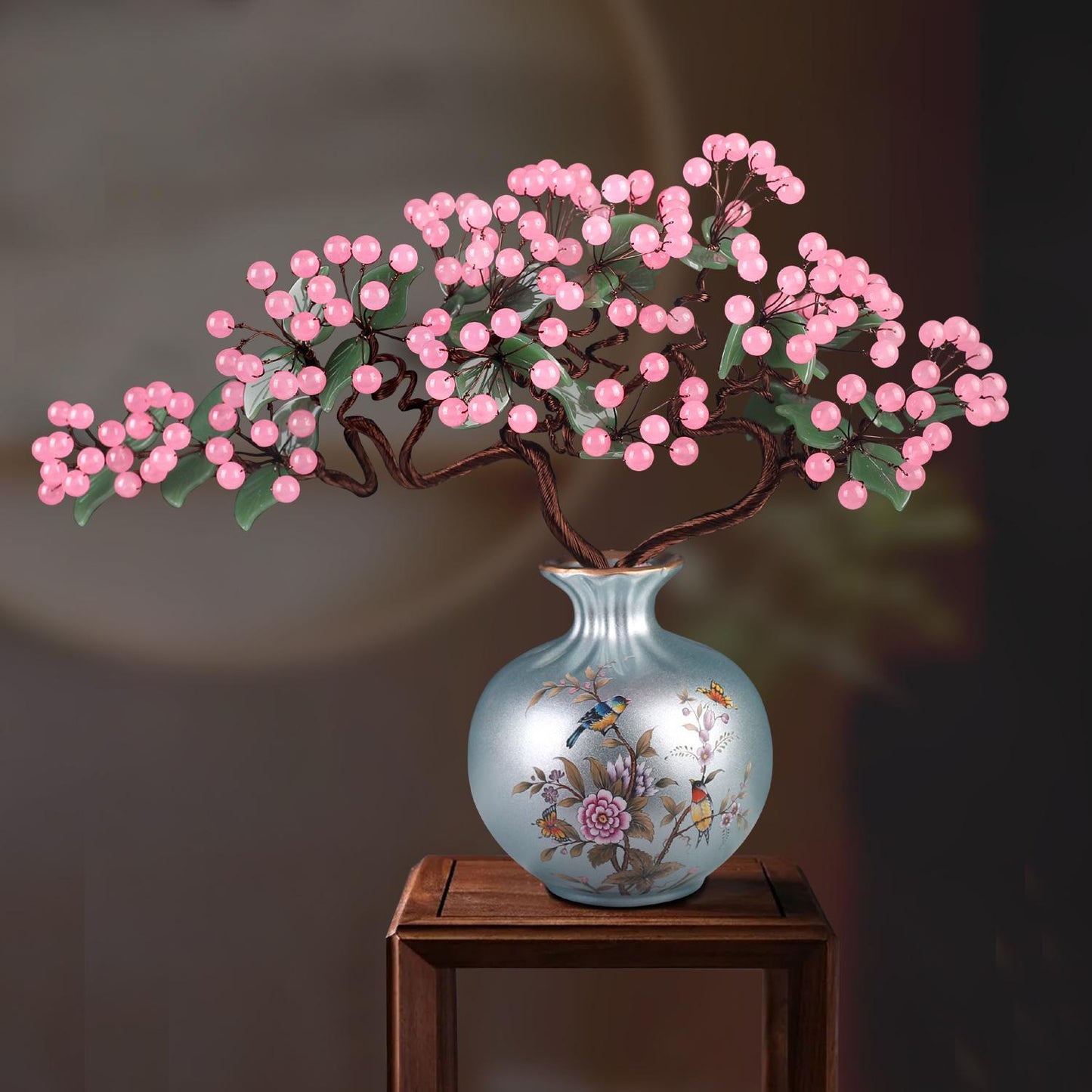 Crystal And Jade Living Room Ornaments Modern Home Decor