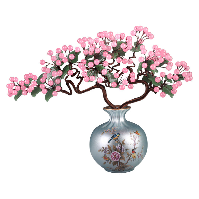 Crystal And Jade Living Room Ornaments Modern Home Decor