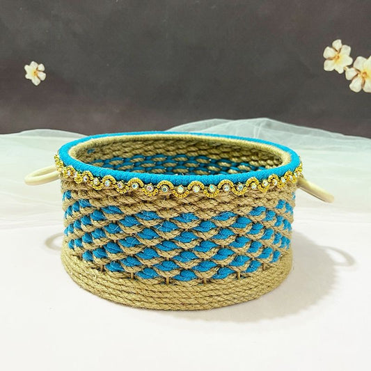 Ins Countryside Storage Basket Hemp Rope