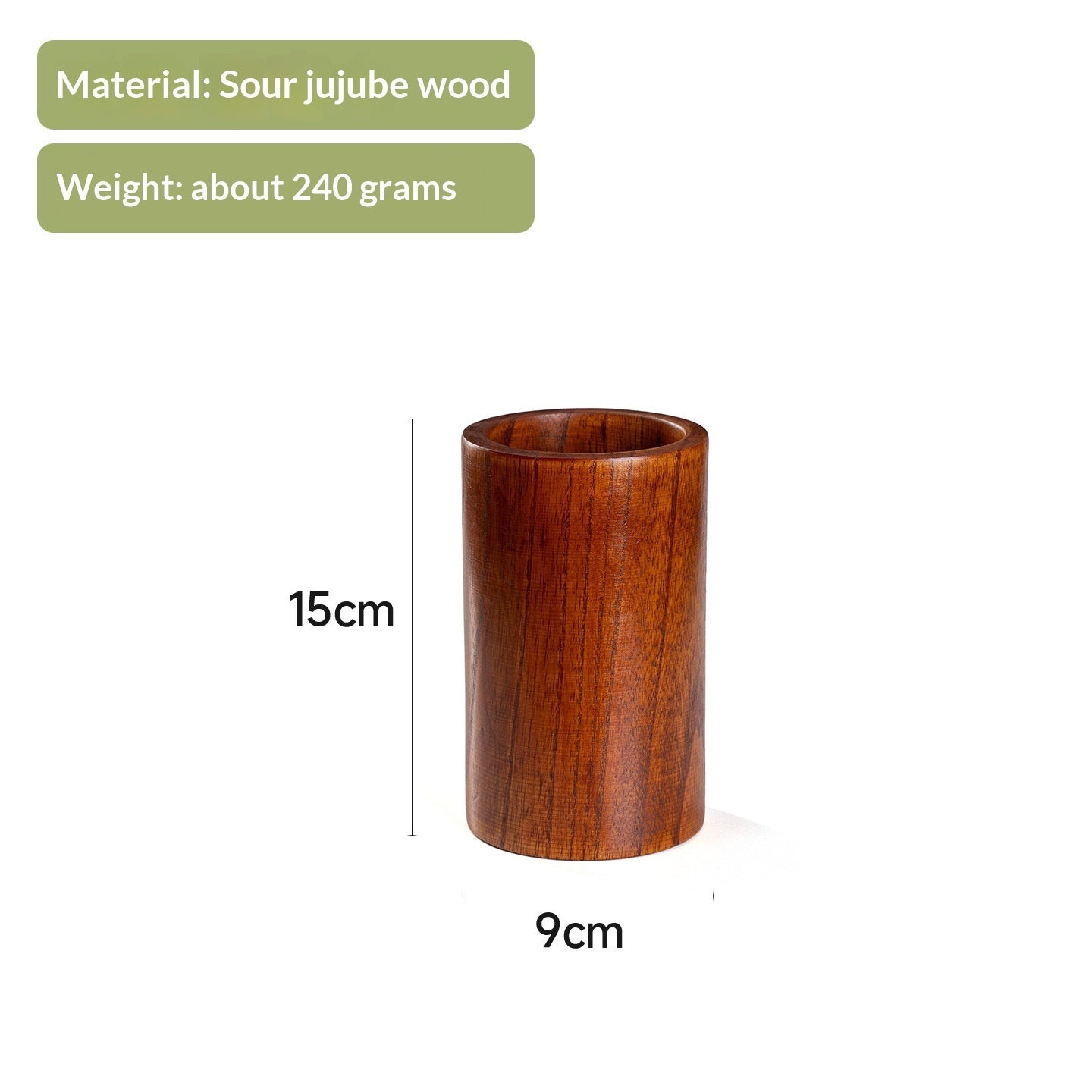 Chinese Elm Wooden Spatula Non-Stick Cookware Set