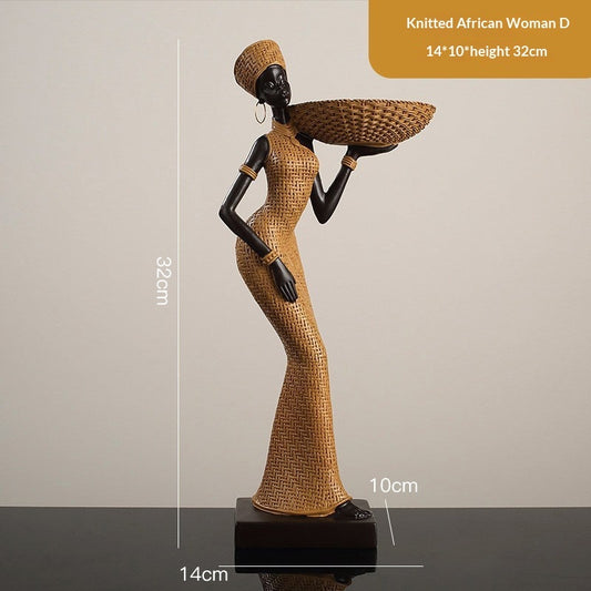 Arrival Creative Retro African Solid Wood Art Piece And Home Decor
