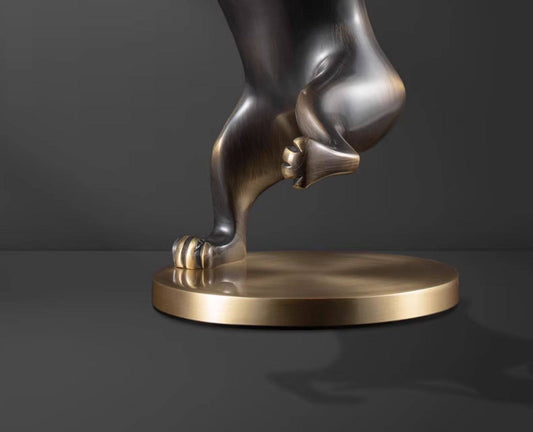 Affordable Luxury High-end Brass Dog Home Decor For The Living Room