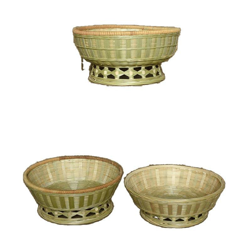 Handmade Bamboo Basket Storage Basket Household