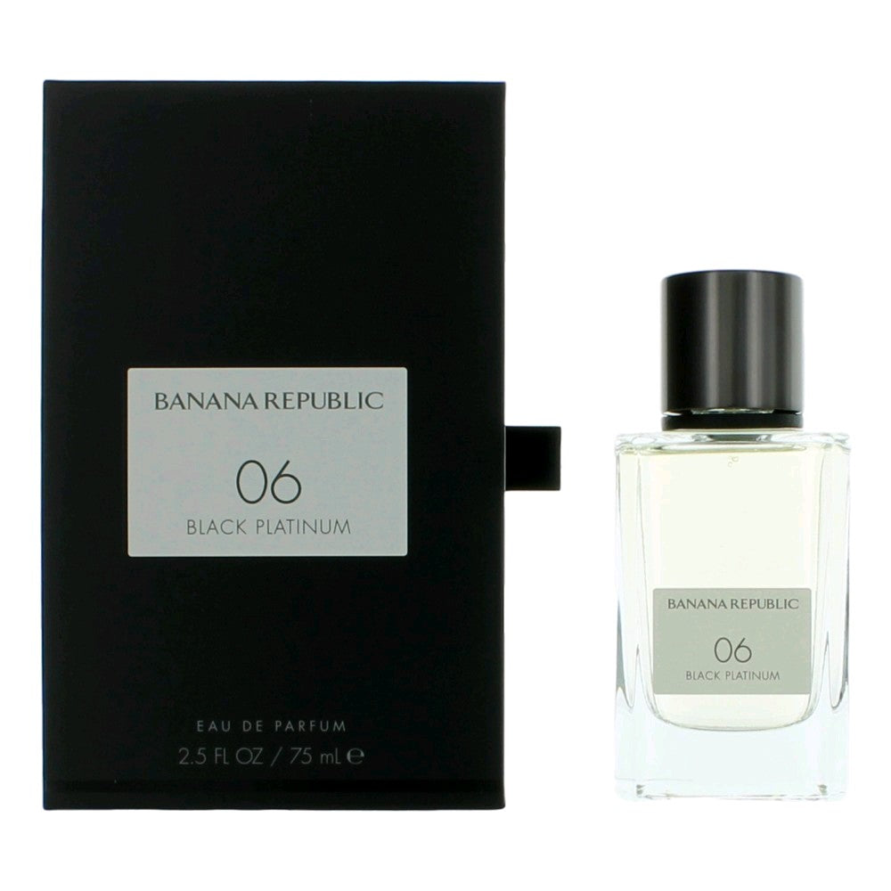 06 Black Platinum by Banana Republic, 2.5 oz Eau De Parfum Spray for Unisex