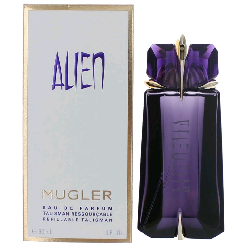 Alien by Thierry Mugler, 3 oz Eau De Parfum Spray for Women Refillable